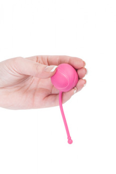 Розовый вагинальный шарик My Ball One