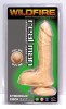 Реалистичный фаллоимитатор Wildfire Real Man CyberSkin CyberGlo Cock - 20 см.