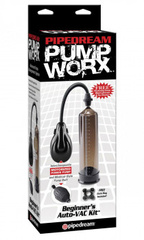 Вакуумный вибростимулятор Pump Worx Beginners Auto Vac Kit