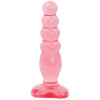 Розовая анальная пробка Crystal Jellies 5